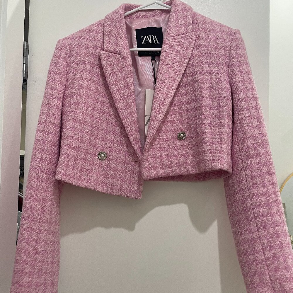 NWT Zara cropped blazer